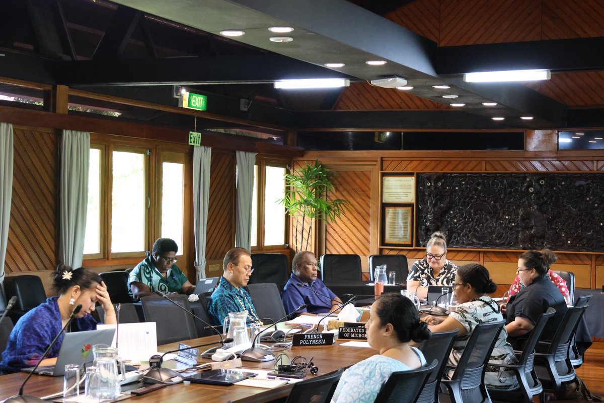ForumSEC's tweet image. The Ninth Meeting of the Pacific Economic Sub-Committee (PESC) convened today at the Pacific Islands Forum Secretariat, chaired by the Government of Solomon Islands’ High Commissioner to Fiji, H.E. Mr. Joseph Ma’ahanua. 

#OneBluePacific #Regionalism #PRED