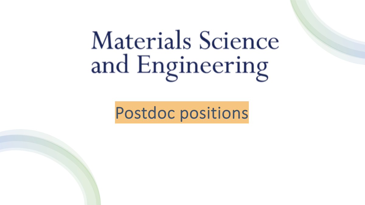 owlindex's tweet image. Postdoc in Materials Science! 
Discover exciting Postdoc opportunities now!  

Apply here; owlindex.com/oi/kq8cBbil  

#Owlindex #Postdoc #MaterialsScience #CareerOpportunities #ResearchJobs