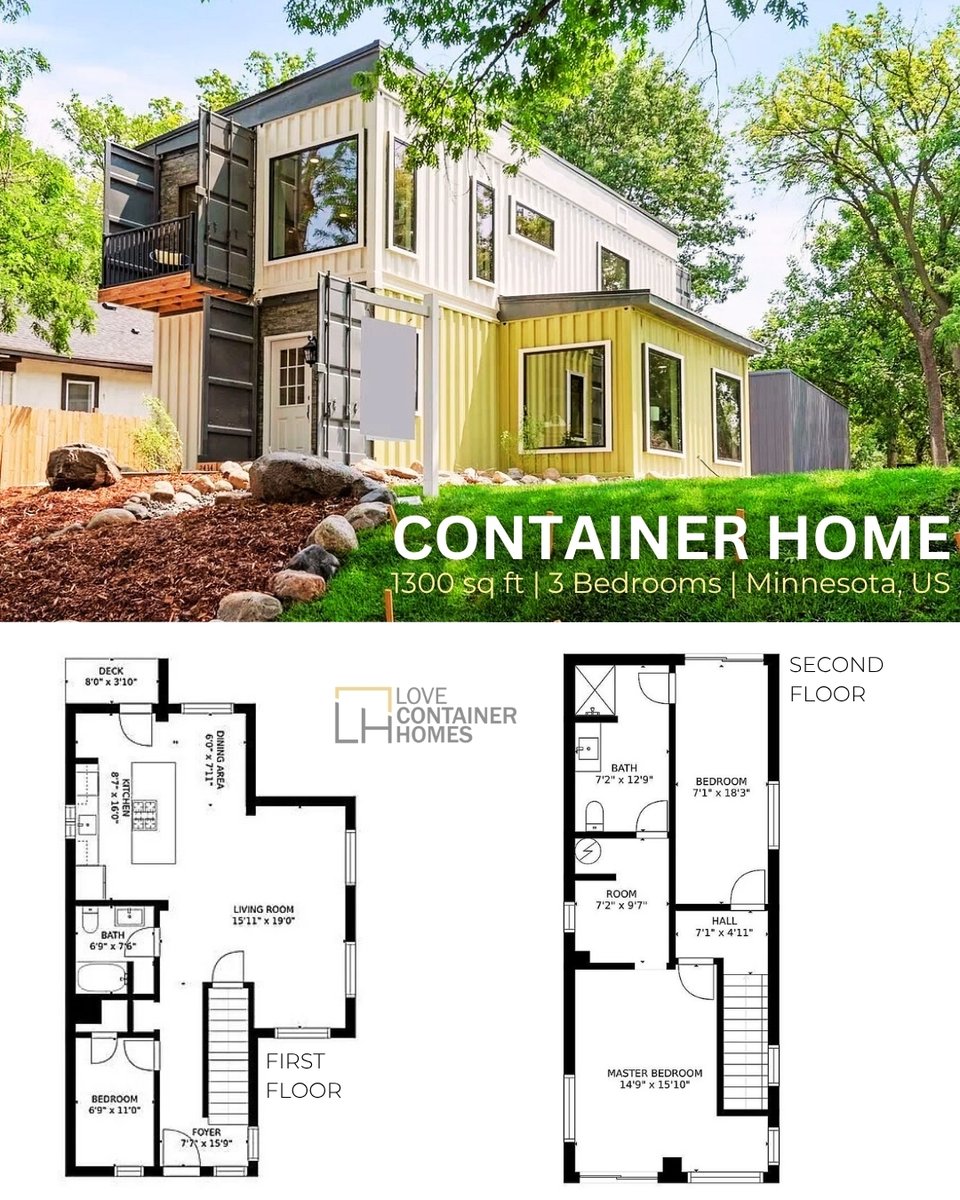 LCH_studios's tweet image. Would you live in a house built out of shipping containers? Rate this one on a scale of 0-10.  Visit us at lovecontainerhomes.com for container house plans and designs.
#architecture #shippingcontainer #containerhome #containerhouse #house #prefab