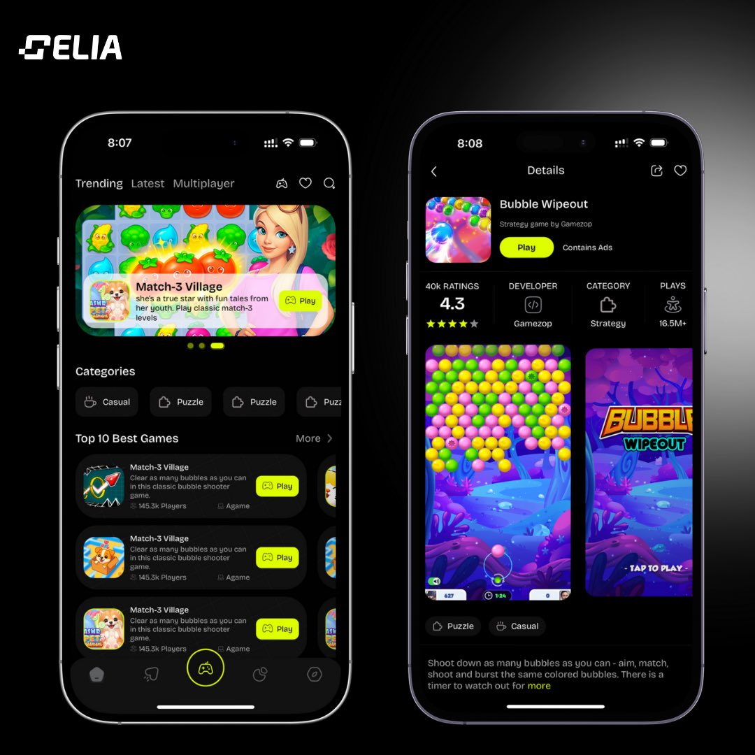 Celia_Finance's tweet image. 🎮 Play-to-Earn Games coming on Celia App