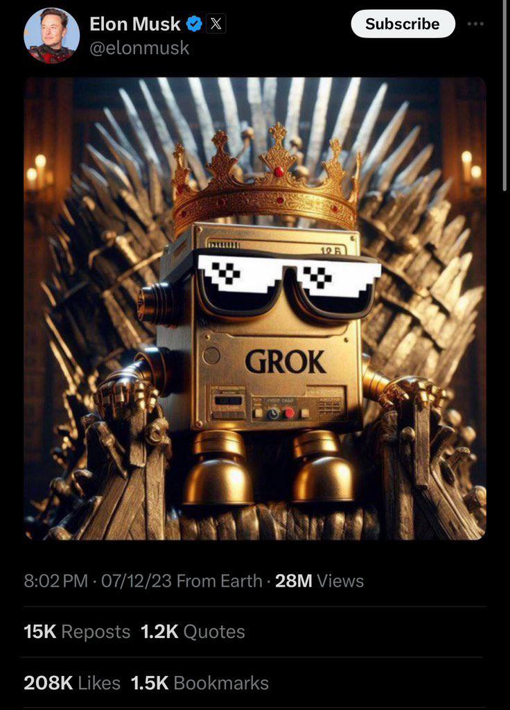mygroken's tweet photo. @elonmusk With Grok 4.20 coming, the Grok meme will go to the moon on the Ethereum platform https://t.co/NlbqkR1PIl