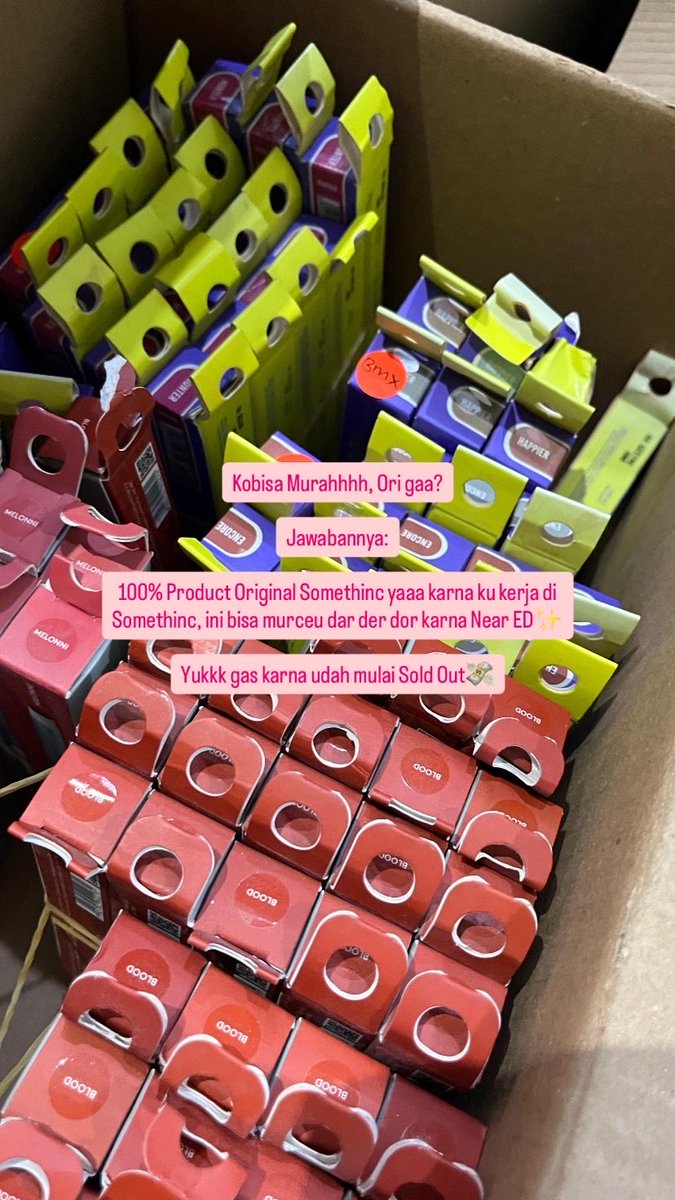 milnyusss's tweet photo. Masyarakat twitter tercintaa, apakah ada yg mau jastip Produk Somethinc (Near Exp Date) harga 9k-29k cuman hari inii!💸💸💸💸 https://t.co/ARk7qF4U5I