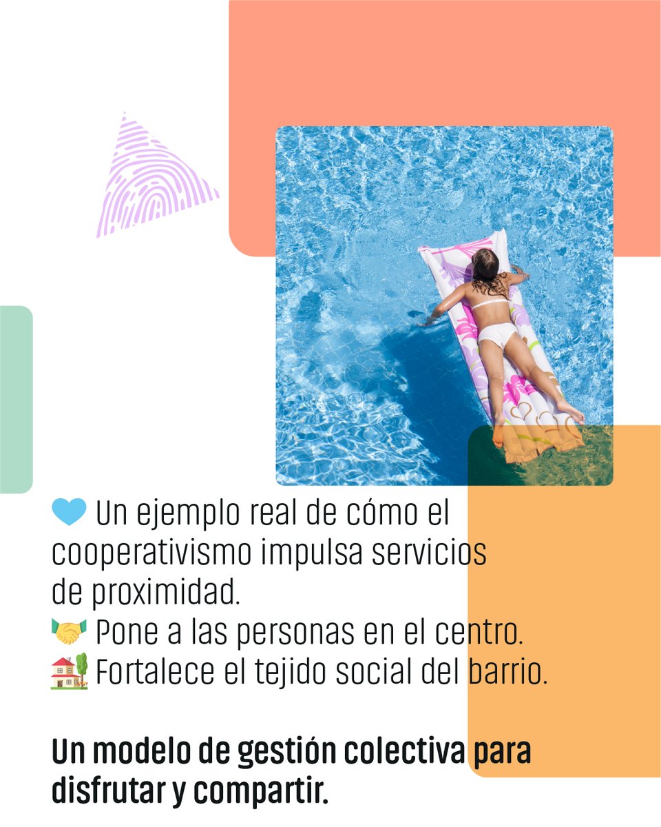 La Cooperativa Piscina Parcela 22, en Leganés,
es un ejemplo vivo de cómo el cooperativismo
crea espacios de ocio que fortalecen la comunidad.
Un lugar para disfrutar, participar y construir
barrio desde lo colectivo.💧

#Cooperativismo #EconomíaSocial #PiscinaParcela22
#Leganés