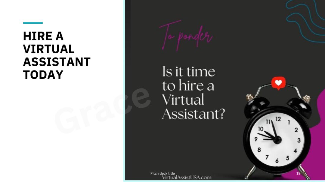 grace_nnam36216's tweet image. I created a 20-slide PowerPoint on “Who Virtual Assistants Are &amp;amp; Why You Should Hire One.”
I love turning VA tasks, tools, and visuals into something clear and impactful.
#VirtualAssistant #VisibilityChallenge #VASkills #HRVA
