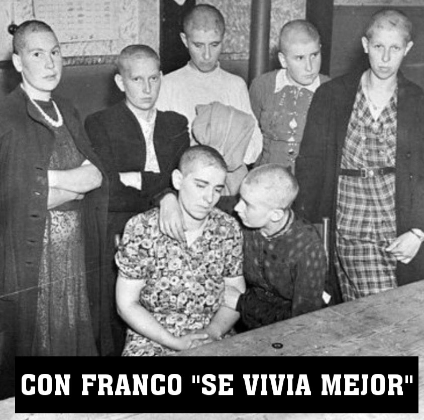 De la serie "Con Franco se vivía mejor"...👇
-LAS RAPADAS- Mujeres vejadas públicamente por sus ideas o simplemente por ser pareja ,madre o hija de algún militante republicana/o