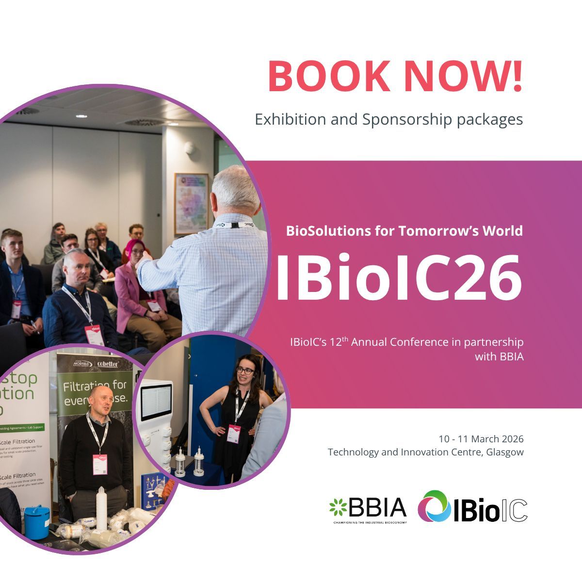 IBioIC's tweet image. 🚀 🌱 💡 If you&apos;re a #noncommercial or #prerevenue, #spinout, #earlystage company, #publiclyfunded or #supportorganisation, you&apos;re eligible to book an #exhibition space in the #IBioIC26 #InnovationZone.

Book yours now: buff.ly/MTpGR70