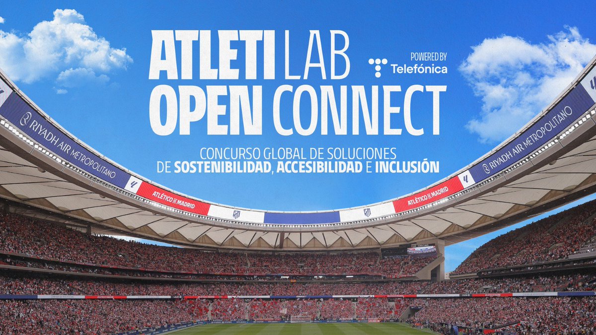MadridEmprende's tweet image. ¡Abre la convocatoria de Atleti Lab Open Connect powered by Telefónica! 👀 Un concurso global que busca soluciones innovadoras en sostenibilidad, accesibilidad e inclusión.

📅 Hasta 30/01/26

🔗 atletilab.com/openconnect/

#SomosMadridEmprende