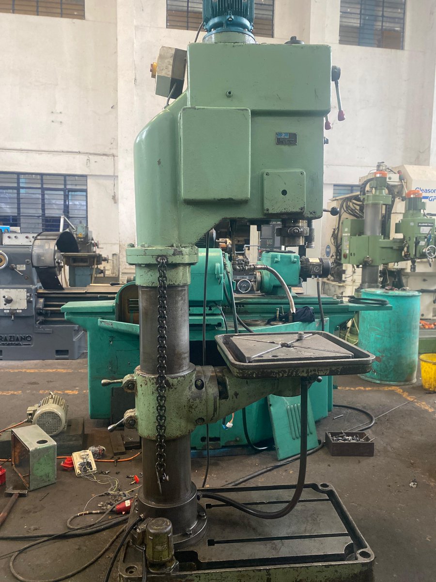 Prowin_corp's tweet image. Pillar Type All Geared Drilling.
Call - +91 9379825025 
Location - Bangalore
Make – Ibarmia
Model – 50-CA
Capacity – 50 mm
Spindle Diameter – 88 mm
Spindle Taper – MT 4
Spindle Feed Travel – 260 mm

Website - prowincorp.in
#prowin #usedmachine #drilling #ibarmia