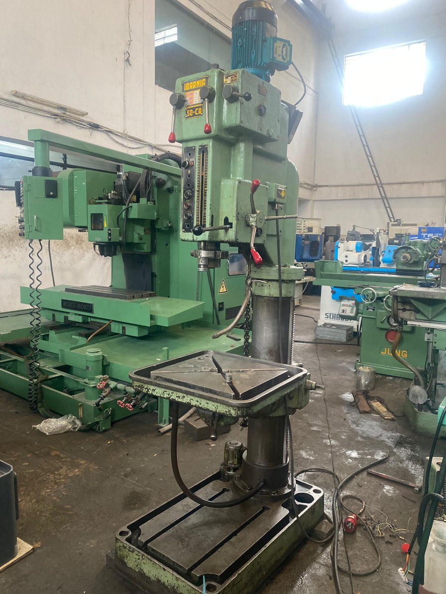 Prowin_corp's tweet image. Pillar Type All Geared Drilling.
Call - +91 9379825025 
Location - Bangalore
Make – Ibarmia
Model – 50-CA
Capacity – 50 mm
Spindle Diameter – 88 mm
Spindle Taper – MT 4
Spindle Feed Travel – 260 mm

Website - prowincorp.in
#prowin #usedmachine #drilling #ibarmia