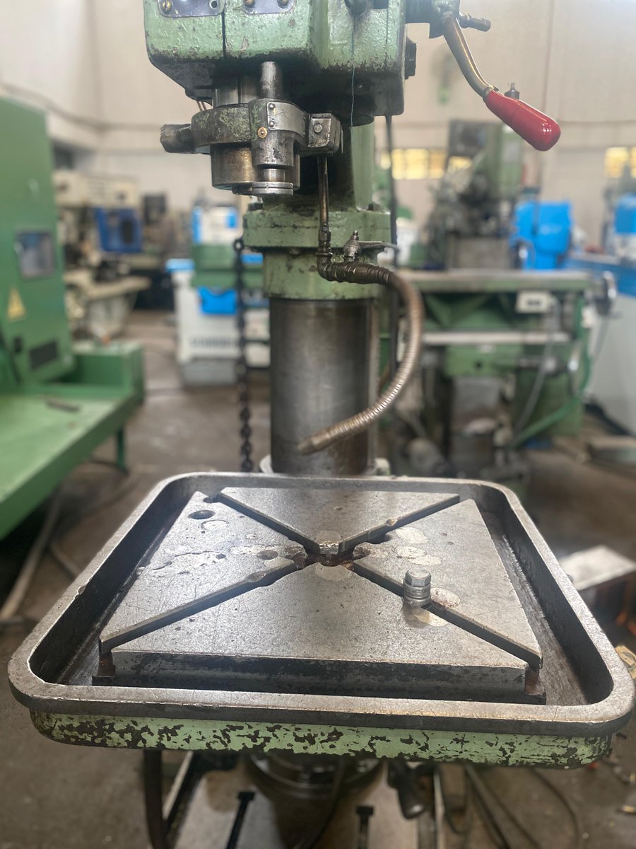 Prowin_corp's tweet image. Pillar Type All Geared Drilling.
Call - +91 9379825025 
Location - Bangalore
Make – Ibarmia
Model – 50-CA
Capacity – 50 mm
Spindle Diameter – 88 mm
Spindle Taper – MT 4
Spindle Feed Travel – 260 mm

Website - prowincorp.in
#prowin #usedmachine #drilling #ibarmia