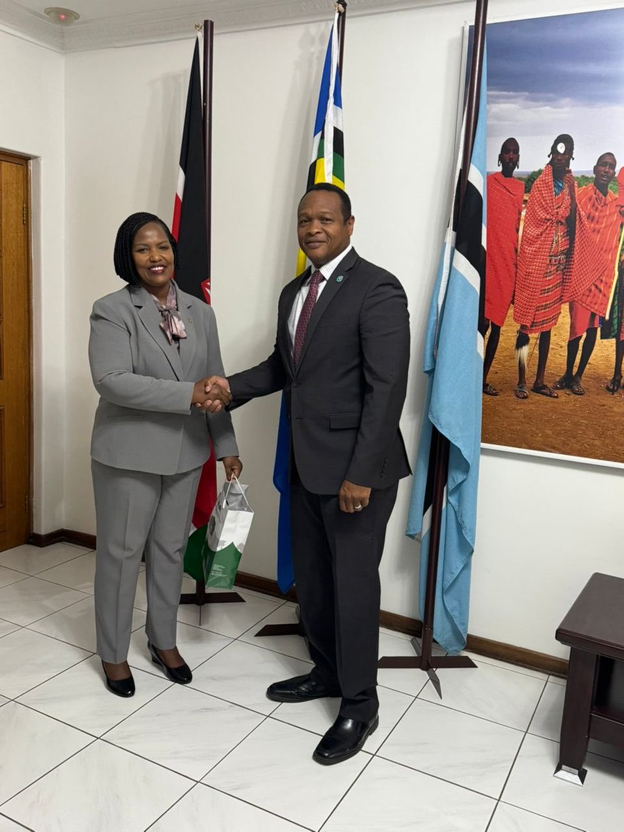 Delighted to welcome ⁦<a href="/KHC_Botswana/">Kenya HighCommission</a>⁩ Mr Derrick Tolliver, Deputy Director &amp; Supervisory Special Agent for International law enforcement academy in #Gaborone #ILEA to update on our collaboration and capacity devt initiatives ⁦<a href="/USEmbassyBW/">U.S. Embassy Botswana</a>⁩ ⁦<a href="/ForeignOfficeKE/">State Department for Foreign Affairs | Kenya</a>⁩