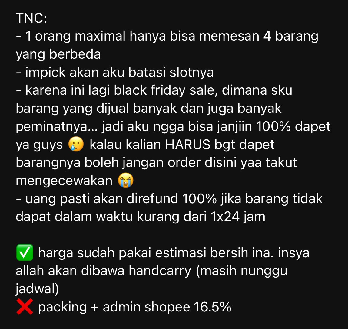 semucolon's tweet photo. [#posmcln] open po black friday weverse japan seventeen

pricelist: https://t.co/Sm3g9blDAI (kalo barang yang dicari ngga ada di list boleh banget pc aku LINK barangnya)

to order: https://t.co/ilhG28wq7A

📆CLOSE: 20/11, 22.00 WIB https://t.co/s173UdZwbB