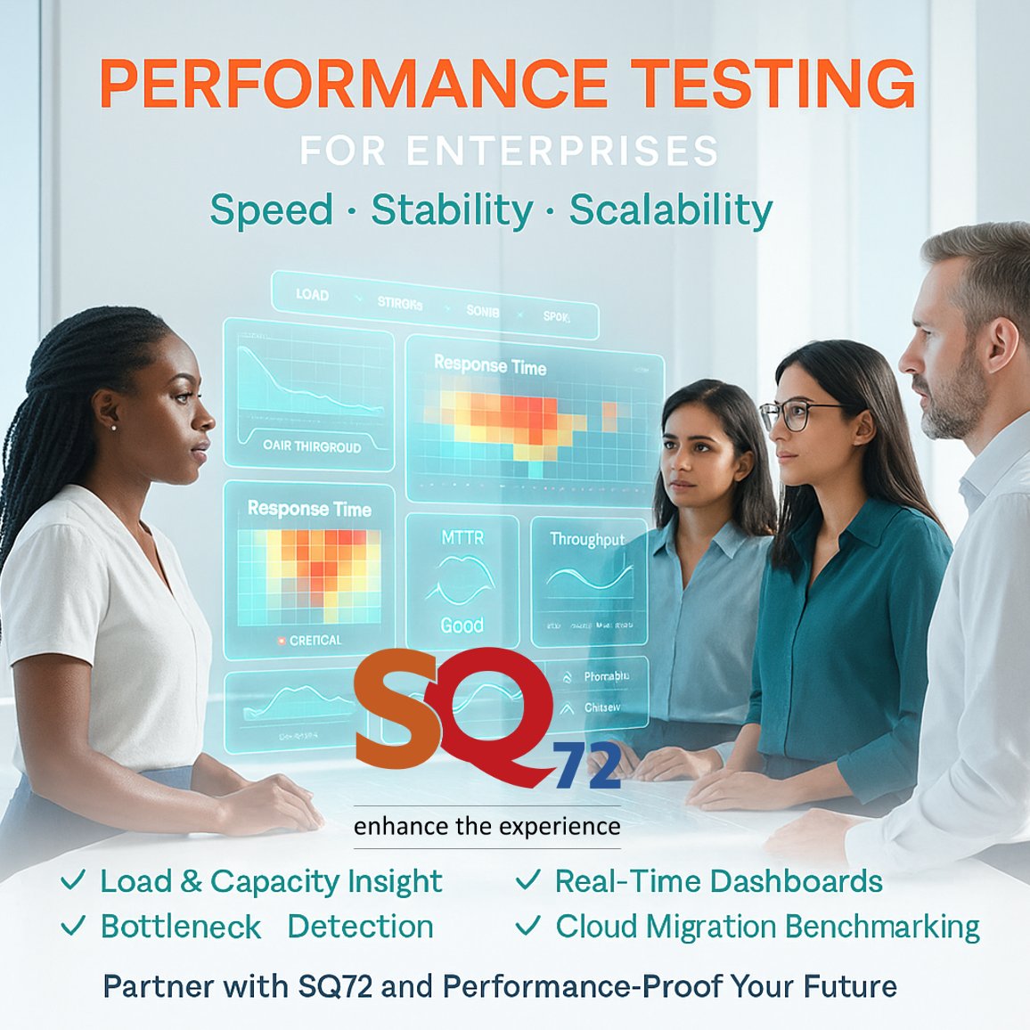 SQ72Testing's tweet image. Slow systems cost customers.
SQ72 performance testing reveals bottlenecks, scalability limits, and cloud migration risks before they hit production.
Lead with speed and stability.
🌐 sq72.co
#SoftwarePerformance #QualityEngineering  #devopspractices