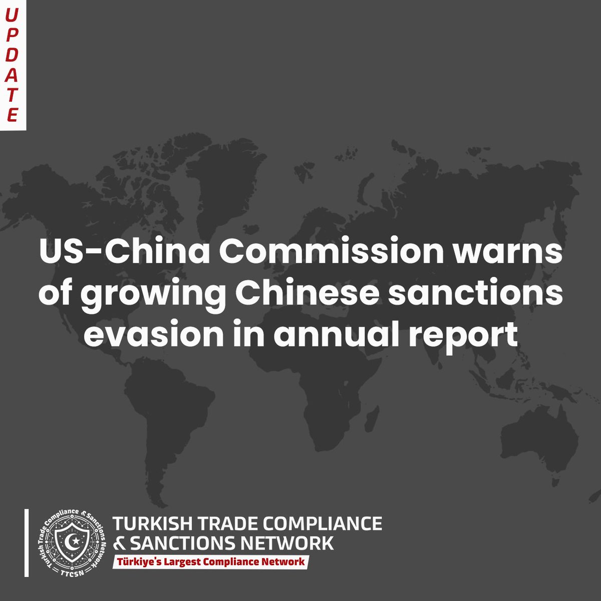 ttcsnetwork's tweet image. The US-China Economic and Security Review Commission (USCC) has released its 2025 annual report to Congress, raising serious concerns about China’s increasingly sophisticated strategies to circumvent US export controls and sanctions. 
#TTCSN #TürkiyeTradeCompliance #ExportControl