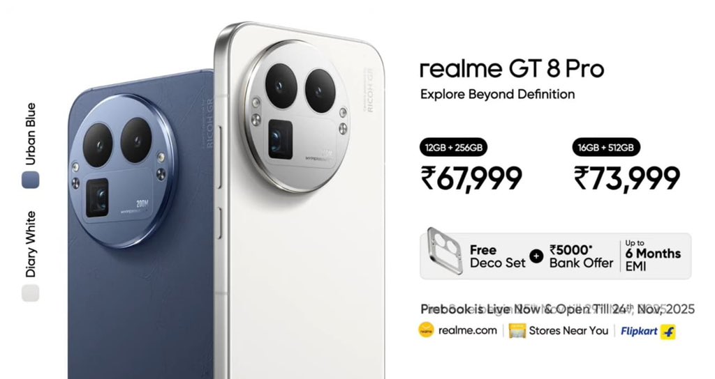 rojji64's tweet image. Innovation meets legendary camera heritage in this unbelievable collaboration.
Get ready to experience clarity like never before.
#realmeGT8ProXRICOHGRLaunch