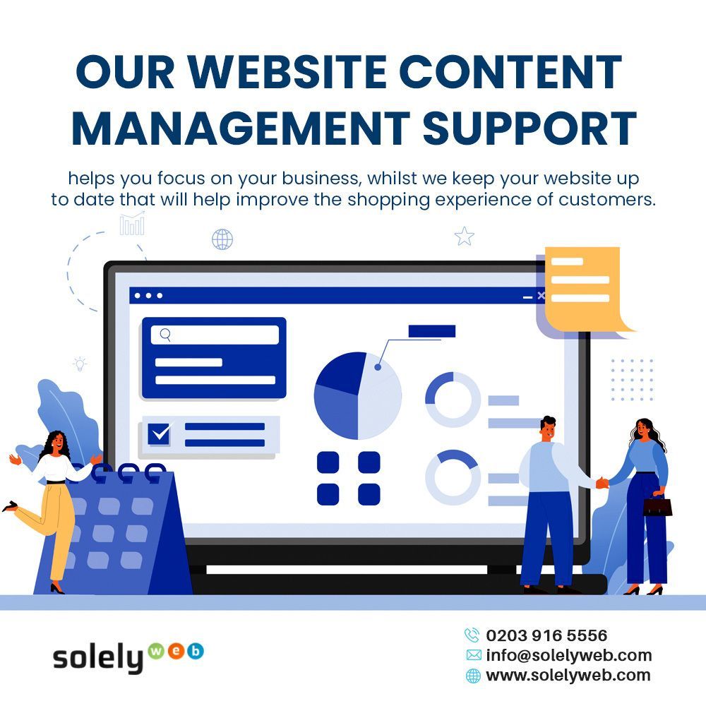 Solelyweb's tweet image. Let us handle your website content, so you can focus on what truly matters—growing your business. With our content management support, we’ll ensure your site stays fresh and enhances the shopping experience!
#Solelyweb #ecommercesupport #websitemanagement #customerexperience
