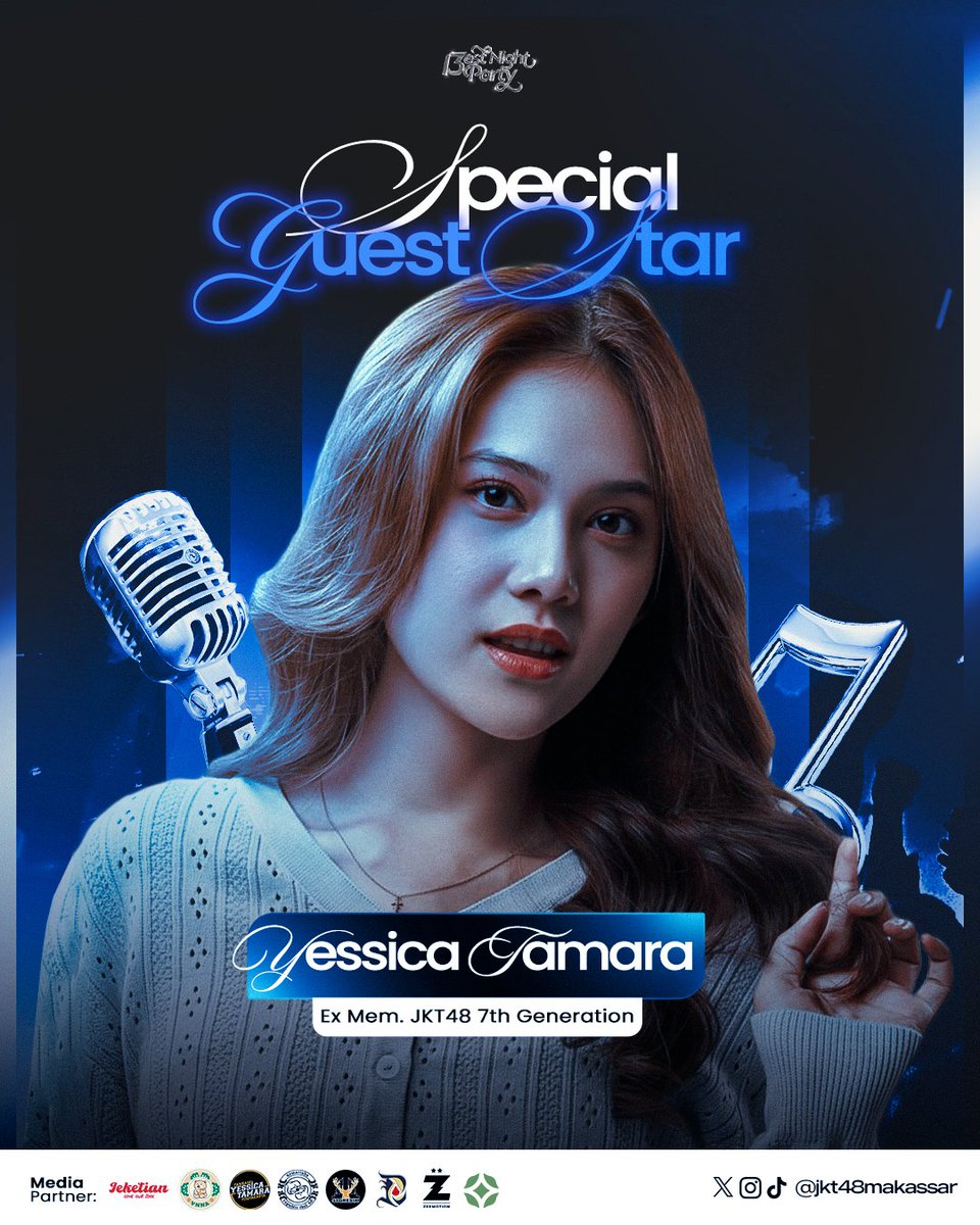 🍾 VIVA LA PARTY VIBES 🍾

Family48Makassar proudly present…

🪩 13est Night Party 🪩 

Celebrate a magical birthday party with our beloved girls <a href="/AdelRevaaa/">Adelreva</a> <a href="/yessicatmra/">Yessica Tamara</a> 🎉

Let's have fun together!💃🏻
Grab your tickets now on our bio!😋

#13estNightParty
#Family48Makassar