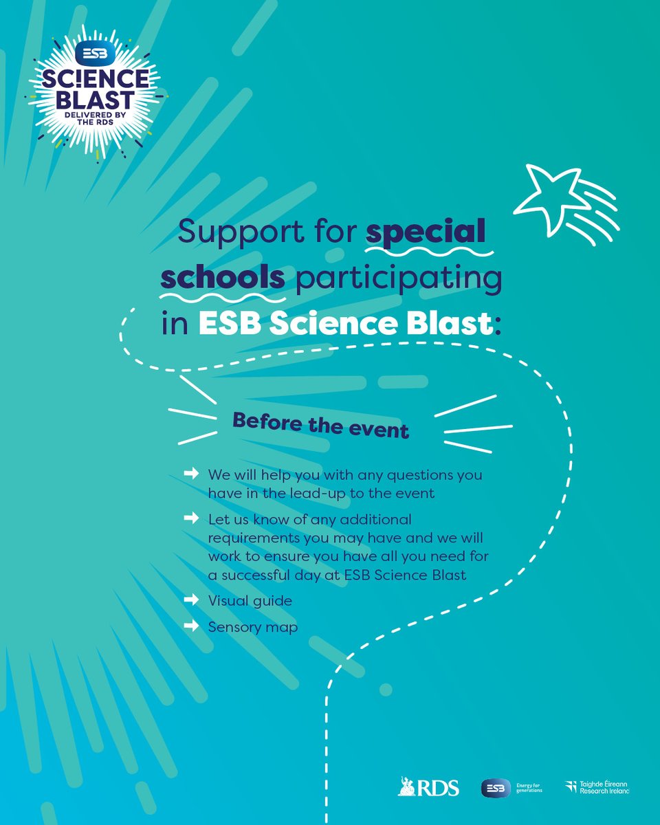esbscienceblast's tweet image. A huge thank you to the many special schools who joined us at #ESBScienceBlast last year. Learn how we can support your school and visit esbscienceblast.com to get involved in ESB Science Blast 2026!