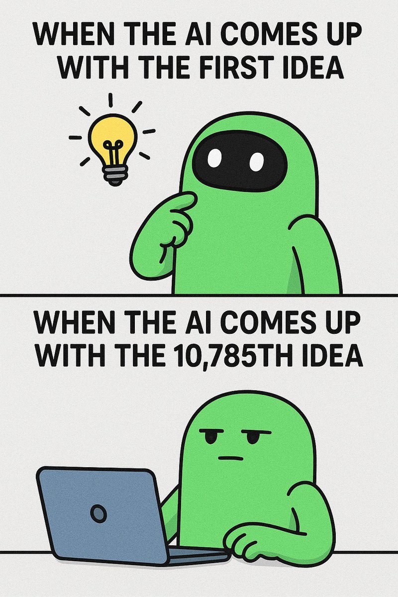 zentrix_lab's tweet image. When the AI says Funny AI ‘I’m self-aware,’ but you haven’t finished debugging

Tag a dev who needs this laugh
Hashtags😅

#TechHumor #ZentrixVibes #CodingLife