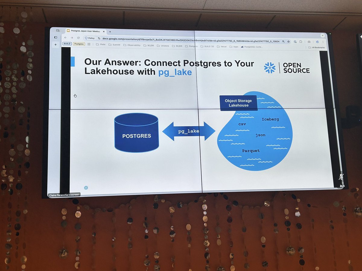 TARO9652512797's tweet image. pg_lakeを通じてLakehouseに

 #Snowflake
 #SnowVillage
 #Postgres
 #SnowflakePostgres