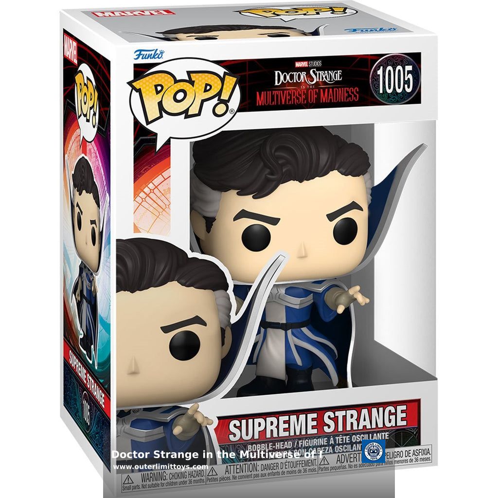 outerlimittoys's tweet image. Check out this product 😍 Doctor Strange in the Multiverse of Madness Supreme Strange Pop! Vinyl Figure 😍 
by Funko starting at $8.99. 
Shop now 👉👉 shortlink.store/wutbiwfboysv #doctorstrange #funko #funkopops #marvel #MCU