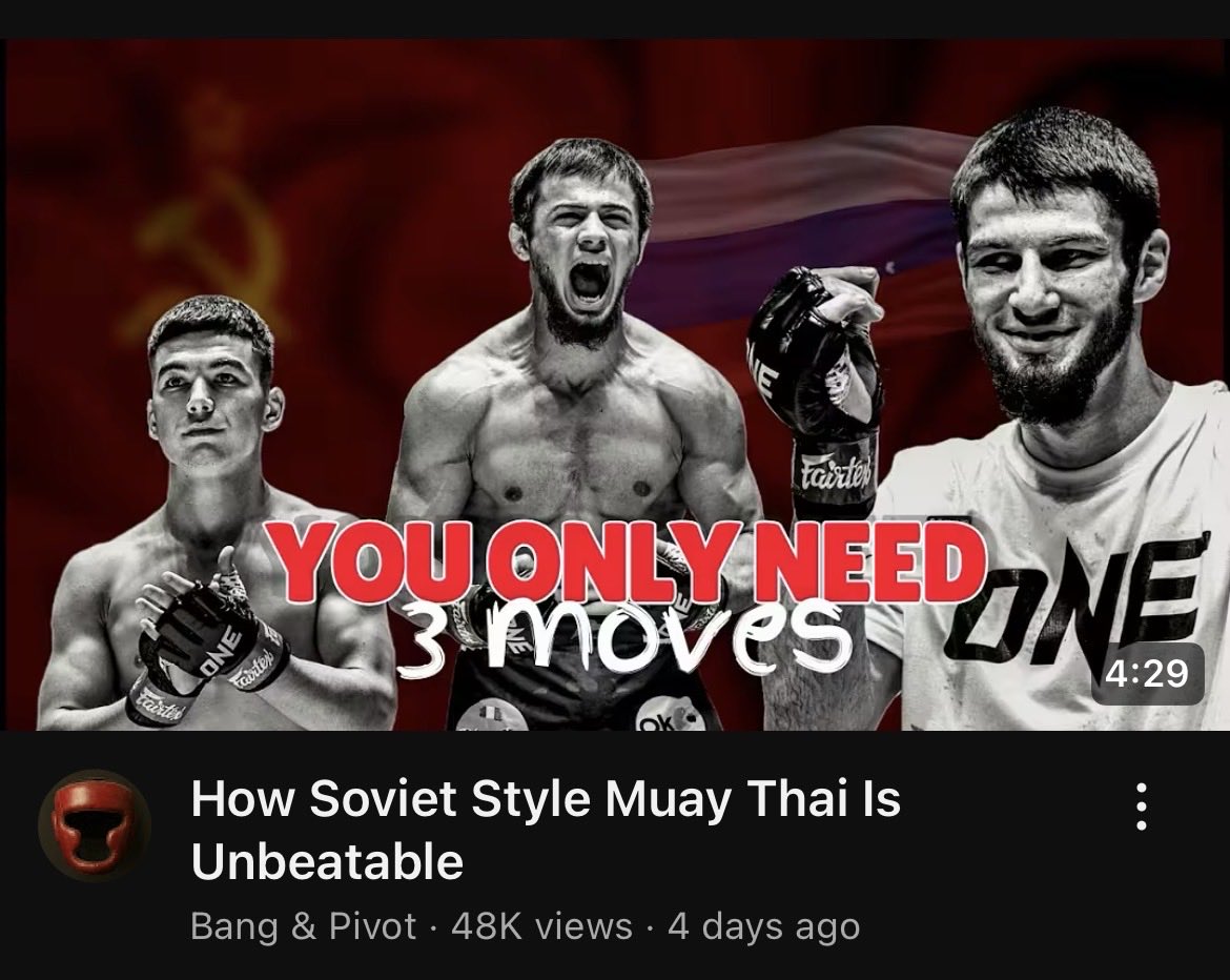 prodbyezra's tweet image. How Soviet Style Muay Thai Is Unbeatable