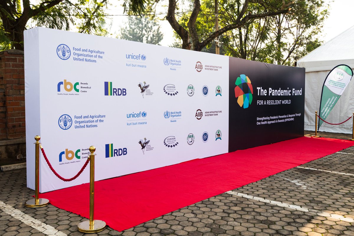 emsrwanda's tweet image. History demands an unshakeable technical platform.   We delivered #FlawlessExecution for The @Pandemic_Fund&apos;s Groundbreaking Ceremony, guaranteeing stability for Rwanda, WHO, UNICEF, FAO, AIIB. Every speaker heard. Every brand represented. This is #TechnicalMastery.  #RCBRwanda