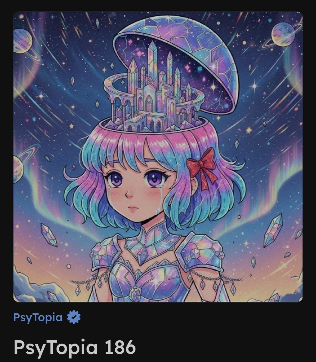 Mind_Topia's tweet photo. ✨ Two new PsyTopia portals have opened!
Freshly minted and glowing with dream energy.
 #186 and #92 have joined the realm.
Each one a whole universe rising from the mind. 🧠🌈💫
#CryptoMarket #NFTs https://t.co/boMomfd49A