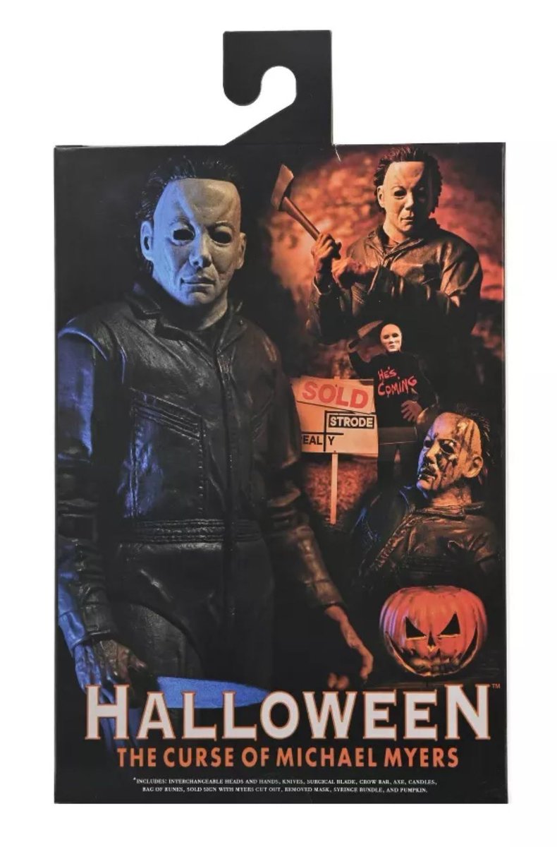 LastSlateVideo's tweet image. Evil never rests… 
The new NECA Ultimate Michael Myers (Halloween 6) drops this week at lastslatevideo.co.uk - packed with detailed accessories
A must-own centrepiece for any shelf or display.
#MichaelMyers #Halloween6 #HalloweenFranchise