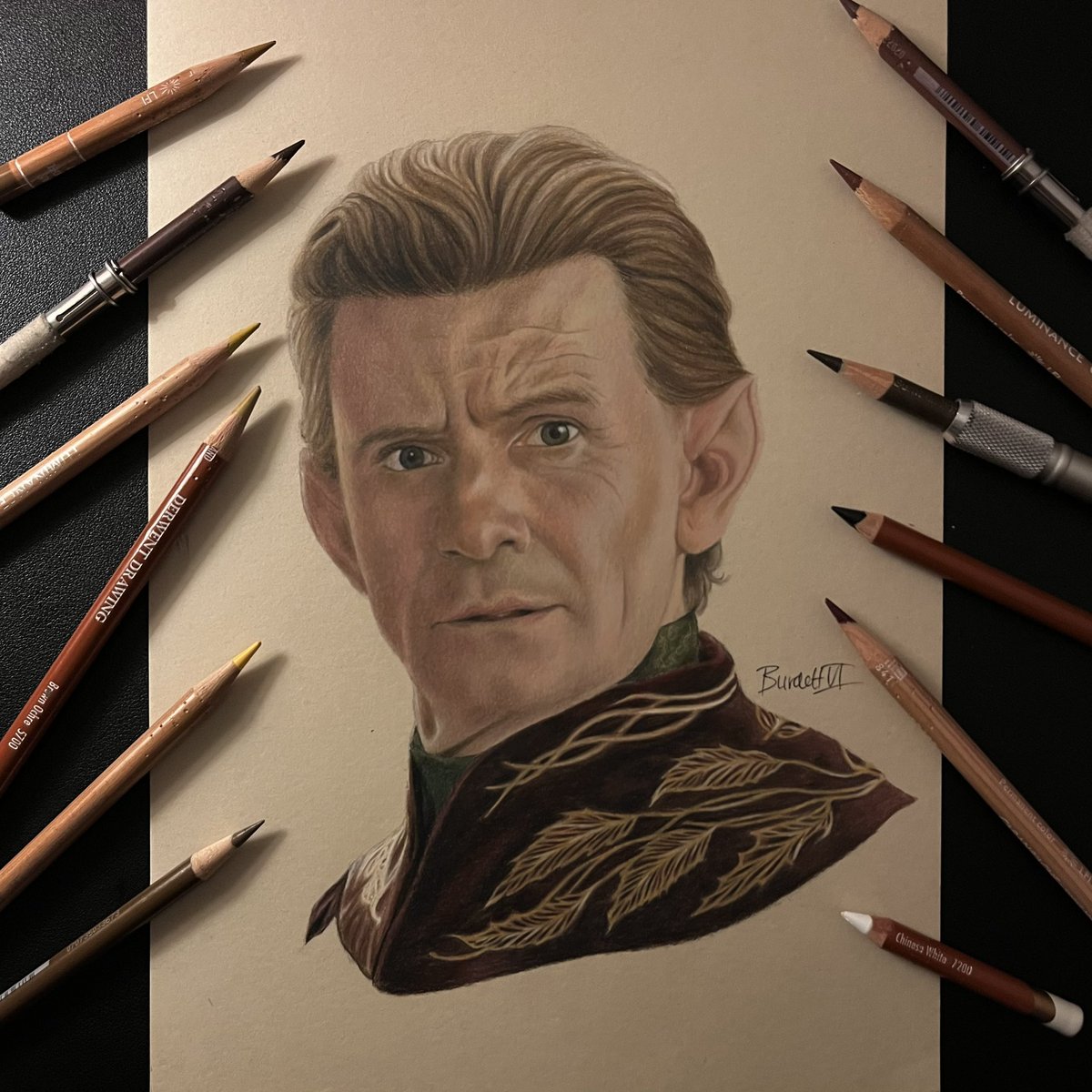 CELEBRIMBOR S2.🍷
they say things come in threes and in Celebrimbor’s case he does in my portfolio. I can’t wait to see Charles on stage next week!
#Celebrimbor #TheRingsOfPower #CharlesEdwards