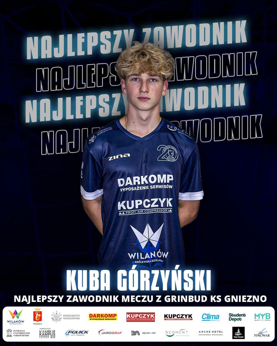 azsuwwilanow's tweet image. Decyzją Waszych głosów Kuba Górzyński został wybrany najlepszym zawodnikiem meczu z Grinbud KS Gniezno 🔥

Gratulujemy i trzymamy kciuki za kolejne dobre występy a Wam dziękujemy za udział w zabawie 👌

🚨Sponsorem konkursu jest Dolina Aut - Ursynowski Salon Aut Używanych, która…