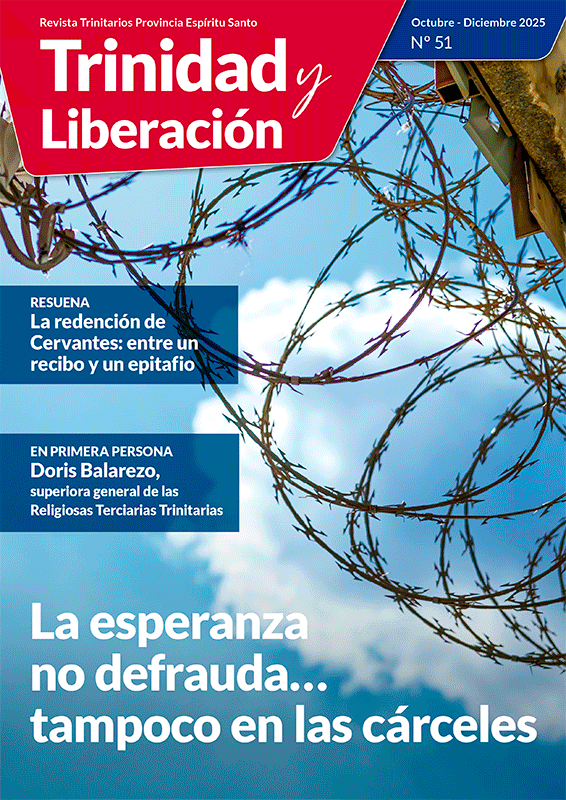 trinitariosESP's tweet photo. 📢 Ya disponible el nº51 de Trinidad y Liberación.
En este número: “La esperanza no defrauda… tampoco en las cárceles”
Este número nos recuerda que la misión de la Familia Trinitaria está allí donde más se necesita.
https://t.co/XpEdkhpto1
#TrinidadyLiberación #FamiliaTrinitaria https://t.co/qaHAksExXG