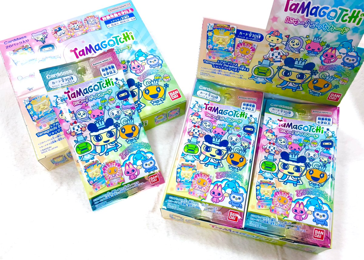 たまごっち にゅー！ごっちカード 1BOX 20パック入り 60枚 tamagotchi