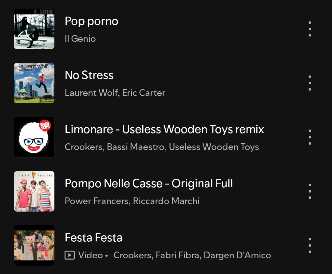 Le mie recenti aggiunte su #Spotify, ma che ne sa la #GenZ?
