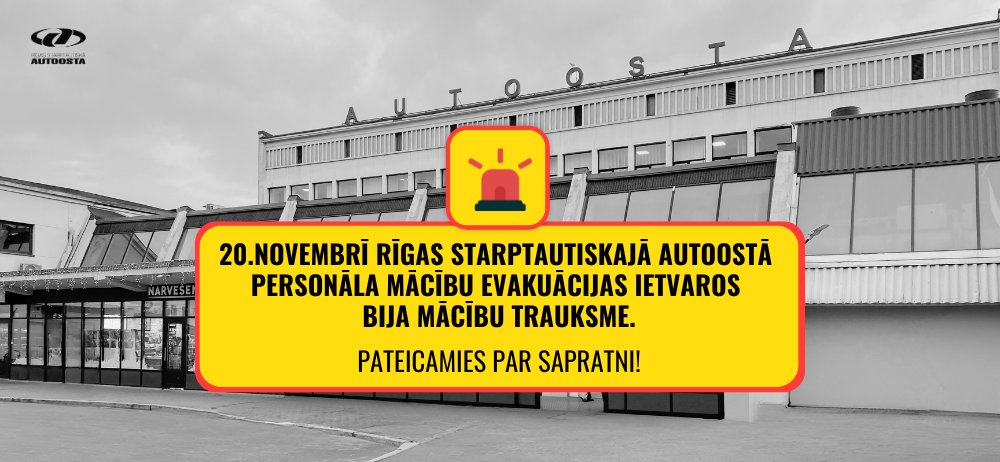 AS Rīgas starptautiskā autoosta (@rigas_autoosta) on Twitter photo 