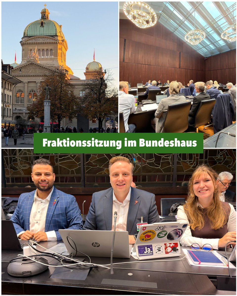 Heute Fraktionssitzung der Berner SVP-Grossratsfraktion im Bundeshaus! 🇨🇭 Herzlich willkommen der neu gewählten Grossrätin Stephanie Gartenmann! Auf eine gute Zusammenarbeit! Erfreulich, dass wir nun schon 3 aktive PV-Mitglieder der <a href="/jungesvp/">Junge SVP Schweiz</a> im Grossen Rat BE haben dürfen! 🎉