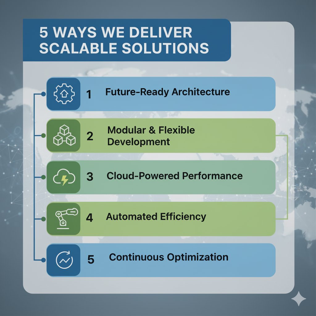 shrivcommedia's tweet image. Need solutions that grow, adapt, and perform? We deliver Modular, Automated, Cloud-Powered performance with Continuous Optimization. Simple. 

#TechSolutions #ModularDesign #Efficiency #HighPerformance #Software #softwaredevelopers  #WebDevelopment #business
#Growth #Partnership