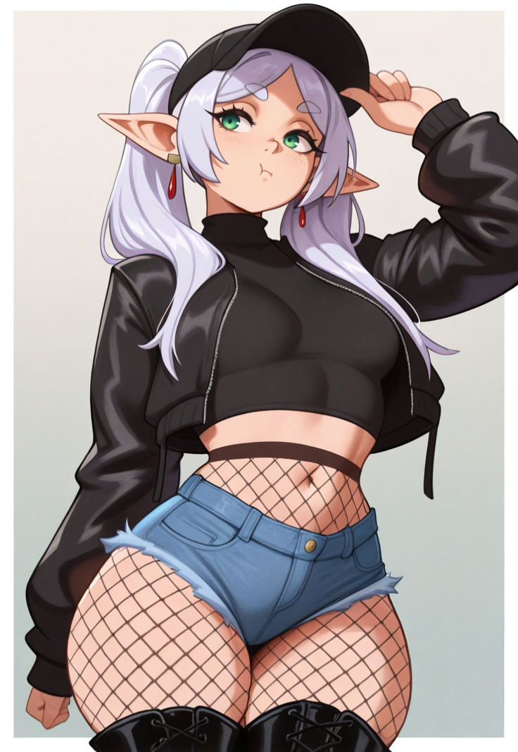 Waifu_diff's tweet image. Frieren