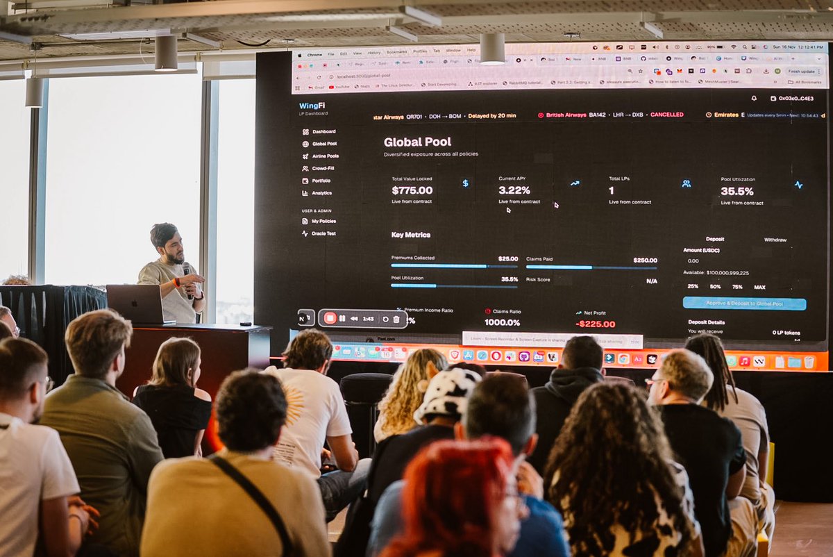 mbcse50's tweet image. Got a good start to @EFDevcon. Solo hacked and won the @BNBCHAIN Hackathon. Got to pitch to investors and an amazing audience.