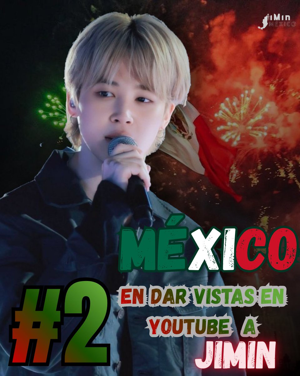 JIMIN_MEXICO13's tweet photo. Total de vistas en YouTube 3.91M ⬇️🌍
11/11 al 17/11

✨Top País 

1.BRASIL 366K⬇️
2.MÉXICO 360K⬇️
3.ESTADOS UNIDOS 336k⬇️

✨Top Ciudades de México 360k 

1.Ciudad de México 57k⬇️
2.Puebla de Zaragoza 15.9k⬆️
3.Monterrey 10k
4.Guadalajara 10k
5.Tijuana 10k
6.León 10k
7. Mérida 10k
8. Ecatepec  de Morelos 10k
9.Santiago de Querétaro 10k
10.Juárez 10k
11. Zapopan, Cancún,Mexicali, Chimalhuacán , Veracruz RE 10k

#MexicoAmaJimin
#Jimin_MUSE #Jimin_Who 
#JIMIN #지민