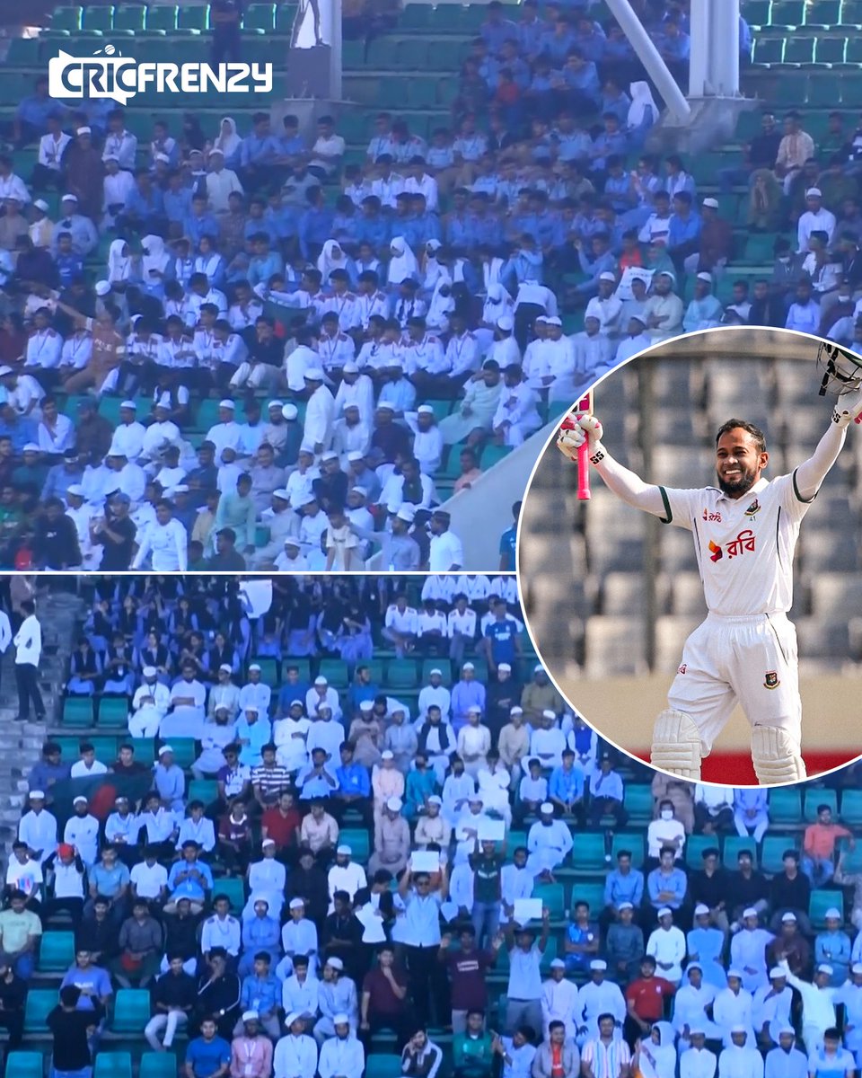 Cricfrenzylive's tweet image. সকাল সকাল স্টেডিয়ামে হাজির শিক্ষার্থীরা হলেন মুশফিকের ঐতিহাসিক ইনিংসের সাক্ষী
#BANvsIRE #MusfiqurRahim