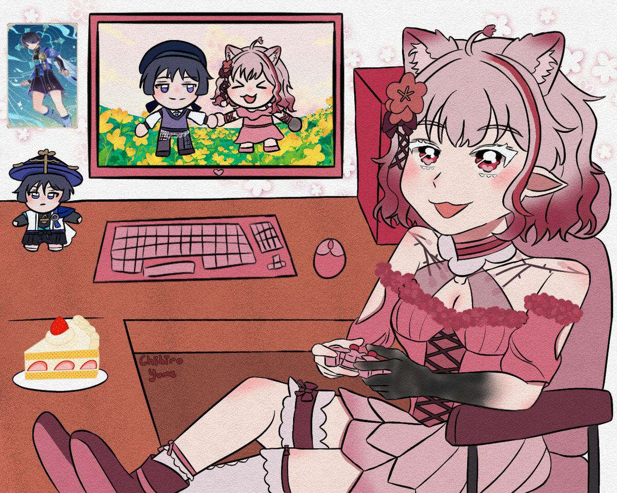 Chihiro_Yume's tweet photo. my entry for @WrensWorldVT art contest “ψ(｀∇´)ψ 
.
.
.
.
.
Below post 👇 it's the pastel color （＾ω＾）

#WrensDay25 #DrawWren https://t.co/d1aYyqN1NO