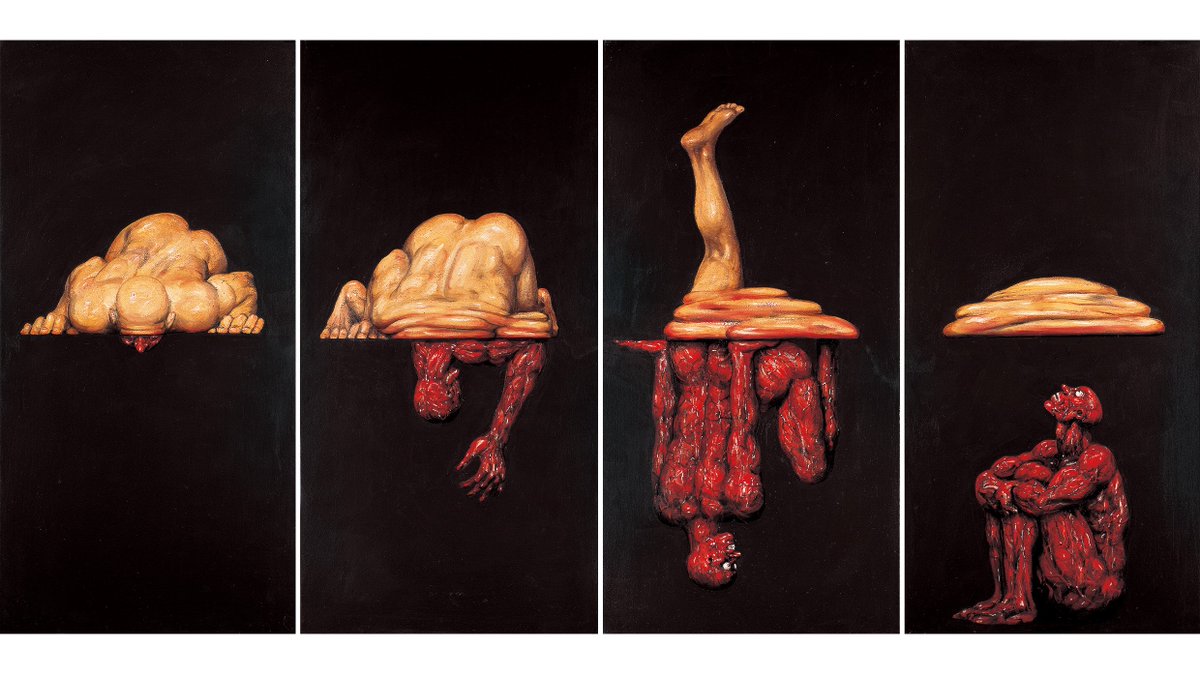 xuejiye66's tweet image. No return 
Oil on canvas 2004