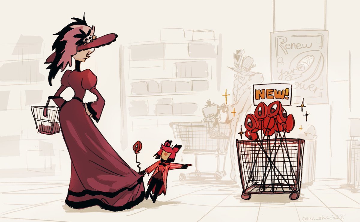 en_shichi8's tweet image. Thank you S2…..
#radiorose 
#HazbinHotelFanart