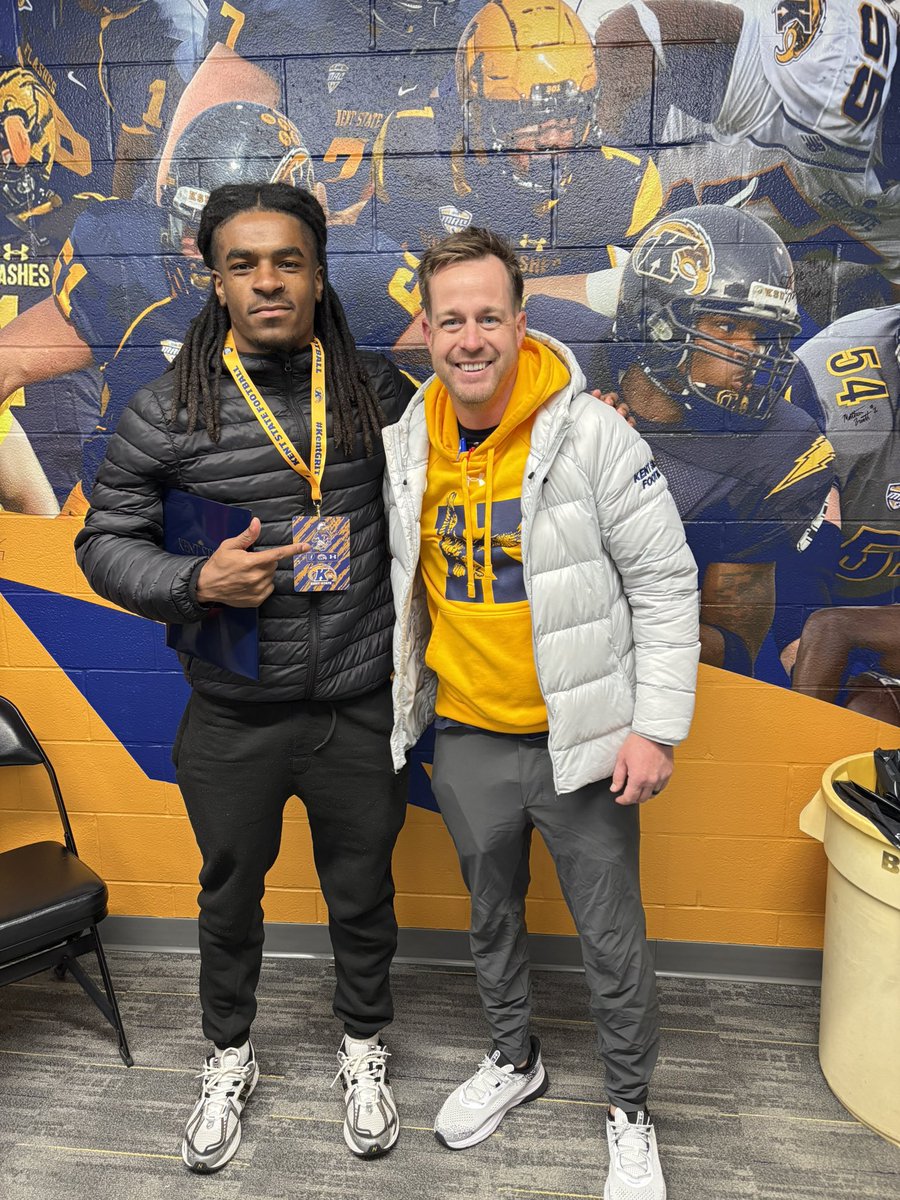 I really enjoyed myself on the visit today at Kent state university, Thank you! <a href="/KentStFootball/">Kent State Football</a> <a href="/CoachBlake41/">David Blake</a>