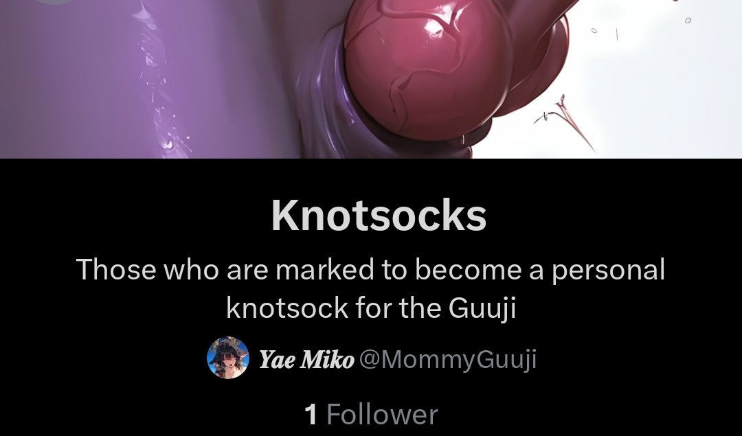 Perhaps you already know your place.
You don't even want to wait to be pounced upon.

Become my marked knotsock.~💋

♡+↻ to become my personal knotsock for eternity.~♡
