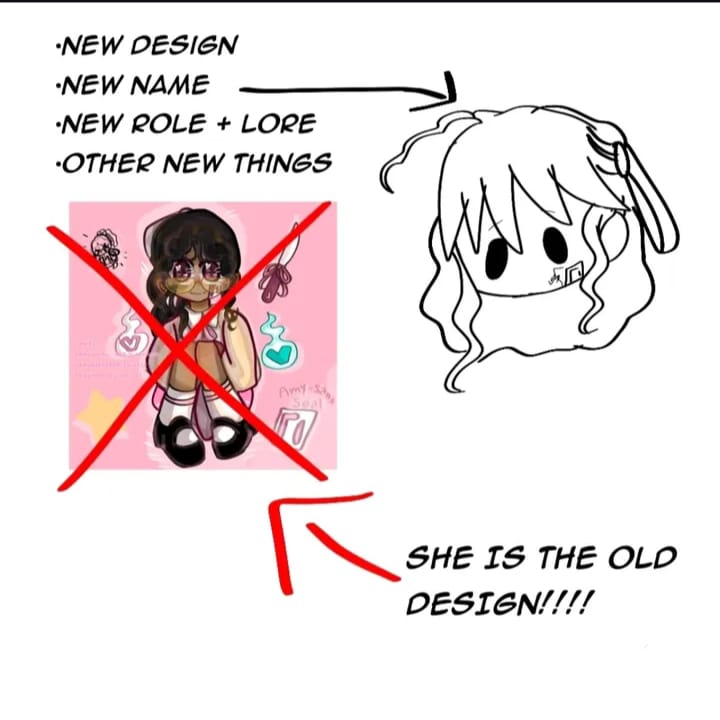 Amygacha808's tweet photo. 📢UPDATEEEE📢
(Ghost)
•NEW DESIGN (I hate the old one :D)
•New name, her name is "Hiku-san"
(Ykk "San" is not necessary)
•New role
(Can't say it yet)
•New personality
•"HATES" humans
(She doesn't)
•She's still Melanie's twin
•Still No. 8 
#Tbas #theboundofthedeadflower https://t.co/sQyolMHtzz