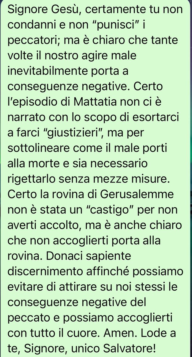 pregarelaparola's tweet image. #pregare la Parola di oggi: castighi o logiche conseguenze? 🤔
#VangeloDiOggi #vangelodelgiorno