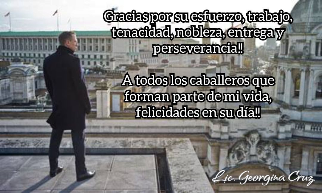 lic_geo's tweet photo. Ya casi se termina el día, pero jamás es tarde para recordarles a los hombres que tengo la dicha de conocer, lo valiosos que son.

Lamento que no se les haga un reconocimiento digno, por la labor que desempeñan, cuando son piezas clave en nuestro mundo!! 

Felicidades a todos!! https://t.co/e8fLhjh8KS