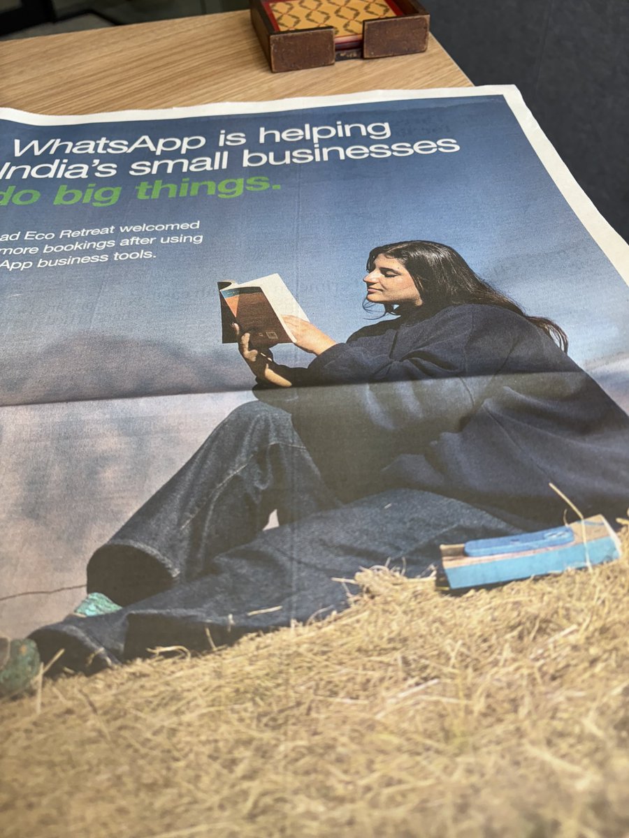 Clearly, not just helping businesses but also enabling people to read books upside-down.